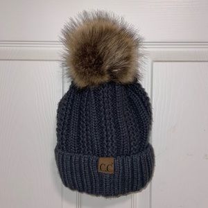 Dark Grey C.C Beanie Hat